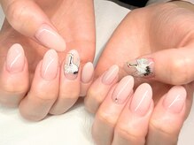 シンプルブライダルネイル◎