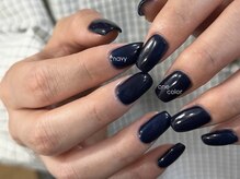 ルカ 原宿(lux)/ネイビーワンカラー