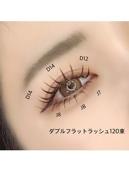 ベリール 南平岸店(Be'Leel)/ダブルフラットラッシュ120束