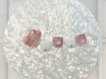ディア 大森北口店/トレンド 桃色ネイル