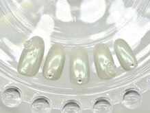 リセ(Risse)/上品パールオフィスネイル¥7800