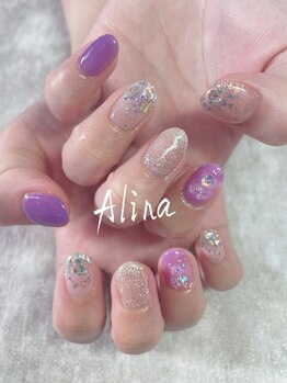 エリナネイルサロン池袋(Alina Nail Salon)/シンプルコース/パーツ別料金