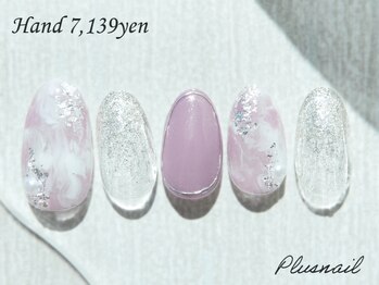 プラスネイル 銀座中央通り店(PLUS NAIL)/【2443】定額7,139円ニュアンス