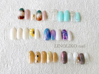 リノリコネイル 元住吉(Lino Liko nail)/夏のオーロラデザイン