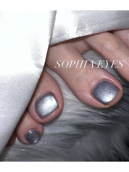 ソフィアアイズ 倉敷店(SOPHIAEYES)/フット水色フラッシュマグネット