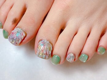 デシカ(DeSica)/大人フラワーネイル＊手描きart