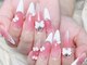 シーアンドビーネイル(C&B Nail)の写真/自爪の長さだと叶わないSNS映えするデザインを長さだしで楽しんで◎ニュアンスネイルが大人気◎【渋谷】