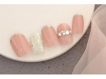 6000円 大人ネイル シルバー