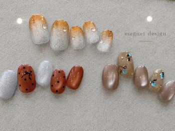 アース ネイルアンドアイラッシュ 甲府昭和店(HAIR & MAKE EARTH Nail&Eyelash)/【定額】マグネット
