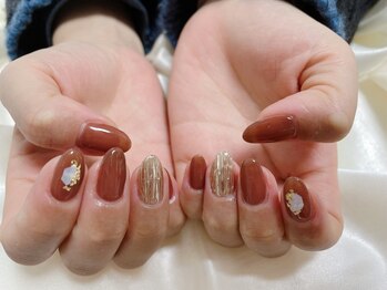 キキネイル 二子玉川(kikinail)/1月定額A アクセサリーネイル