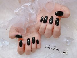 黒ラメワンカラー