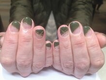 ネイルサロン マハロ 横浜四季の森フォレオ店(Nail Salon Mahalo)/斜めラインネイル