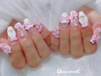 チョコアンドミントの写真/地雷・量産型・ワンホンの最新デザインを豊富にご用意♪自分だけのお気に入りネイルを叶える★