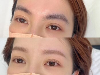 ソワン香椎店【2月11日NEW OPEN（予定）】の写真/「描く」より「整える」で美しく。骨格に沿った緻密な毛流れ設計で、自眉を活かした理想の垢抜け顔へ。