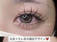 N/丸目＋タレ目の融合デザイン♪