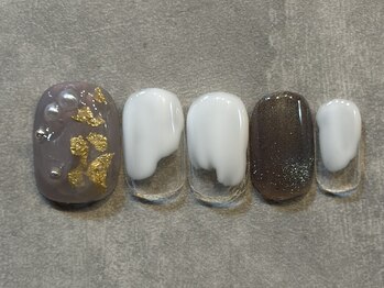 カラネイル 南森町店(calla nail)/偏光パール マグネット 大人