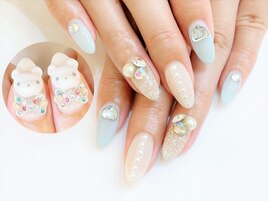 ジェル放題★春色・３Ｄくま♪