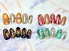 100種類選べる★おしゃれニュアンスネイル★ドライケア＆初回オフ無料　¥7800