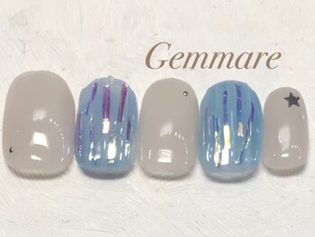 ジェンマーレ 青葉台店(Gemmare)/オーロラキラキラネイル
