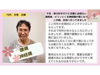 サラ(SARA)/喜びの声