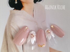 【フラワーネイル】