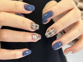 チェックネイル