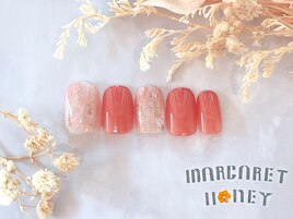 うる艶ニュアンスネイル