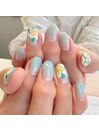 夏☆プルメリアネイル