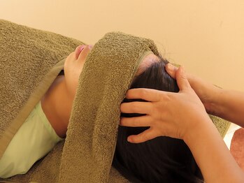リレア 所沢の写真/目の疲れや頭がすっきりしない方にオススメ☆頭のコリをじっくりほぐしてすっきり！お顔のたるみ改善にも◎