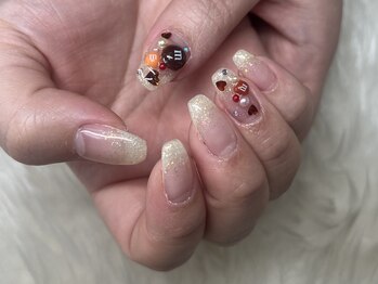 リエル ミサト(Reyel 3310)/ラメグラ＋パーツ2本 ¥3980