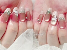 マグネット×ピンクフレンチ