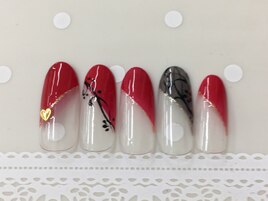 レディライクな斜めフレンチ
