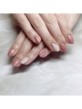 ラグネル(Luxnal)/大人かわいいワンカラーネイル