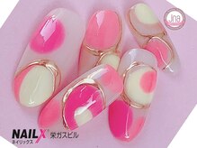 ネイリックス 栄ガスビル(NAILX)/ピンク＆ドット★