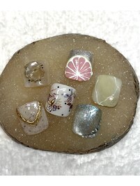 季節のキャンペーンネイルfoot