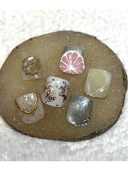 トロワ(Trois)/季節のキャンペーンネイルfoot