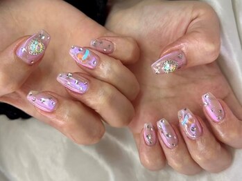 セブンルックスココ 宇都宮西川田店(7LOOKS COCO)の写真/《地域最大級total Beauty salon★》画像持込の再現も提案もプロにお任せ!ネイル150分ご新規様¥9400☆