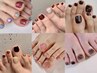 【FOOT】今月キャンペーン☆選べるフットネイル◎アート付き☆特11900→¥8010