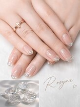 ロシュネ(Rosyne)/ネイル◆ガラスフレンチ