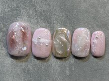 カラネイル 南森町店(calla nail)/キラキラニュアンス　オーロラ