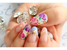 トータルビューティーステラ(TOTAL BEAUTY STELLA)/夏お花ネイル