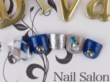 ネイルサロン ディーバ ギンザ(Nail salon Diva GINZA)/アーガイルフットネイル 8500