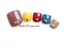 シュガーセンダイ(SUGAR sendai)/カラフル秋ネイル☆9900円