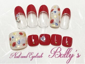 サロン バリーズ 赤羽店(BALLY'S)/冬キャンペーンネイル