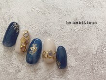 ネイルサロンアンドスクール ビーアンビシャス(be ambitious)/海と夜空