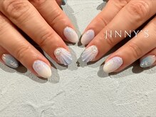 ジニーズ(JINNY'S)/お客様ネイル♪持ち込みアート