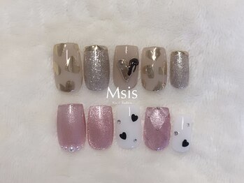 エムシス 夙川店(Msis)/Season Nail バレンタインネイル