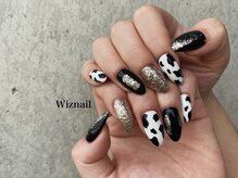 ウィズネイル(Wiznail)/牛柄ネイル
