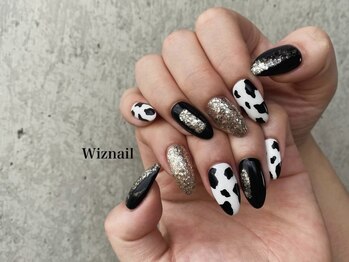 ウィズネイル(Wiznail)/牛柄ネイル