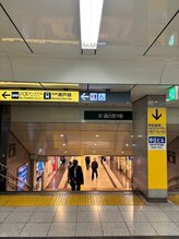 紬麦 栄店(tsumugi)/【道案内】森の地下街を歩きます